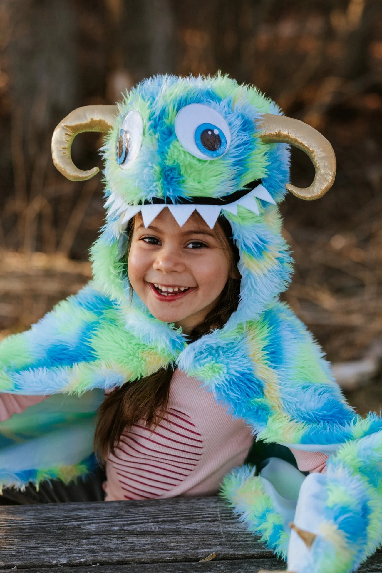 Swampy The Monster Cape - size 4-6T