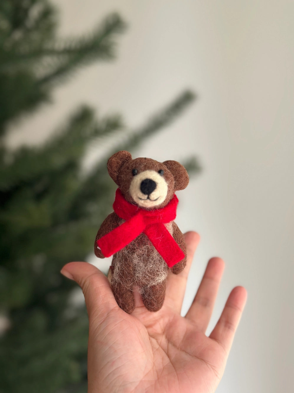 Felt Finger Puppet: Bear