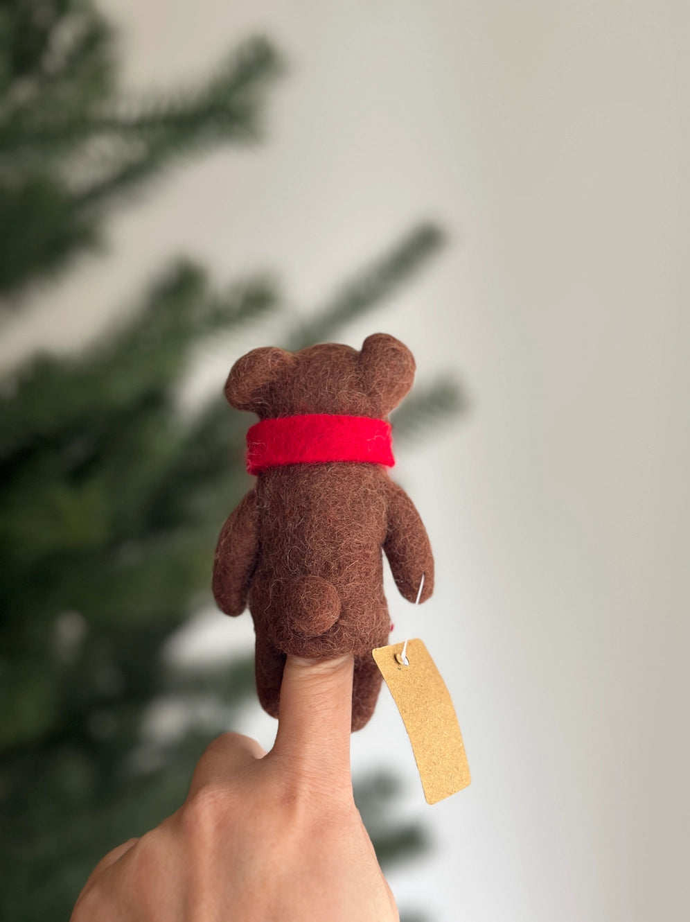 Felt Finger Puppet: Bear