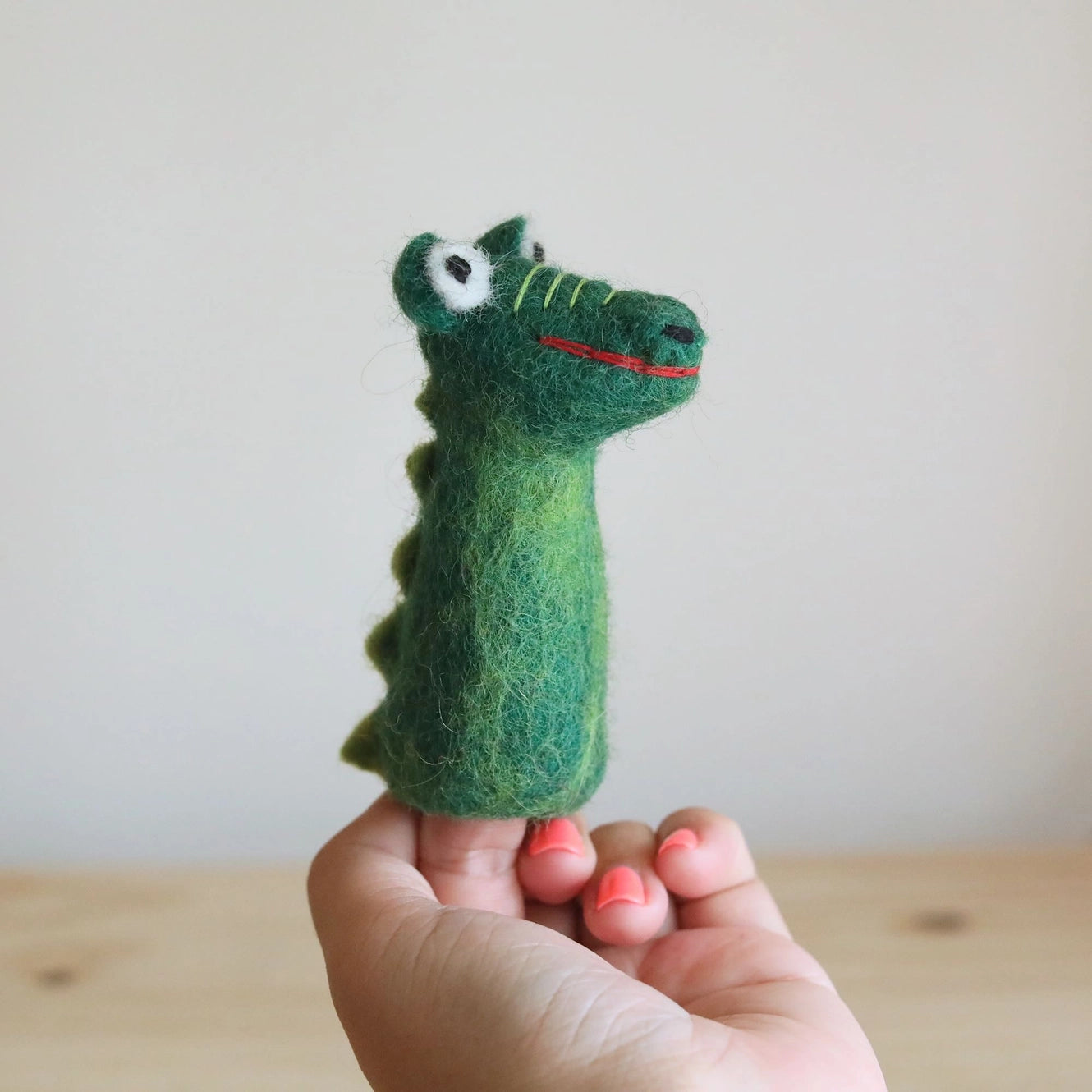 Felt Gator Finger Puppet