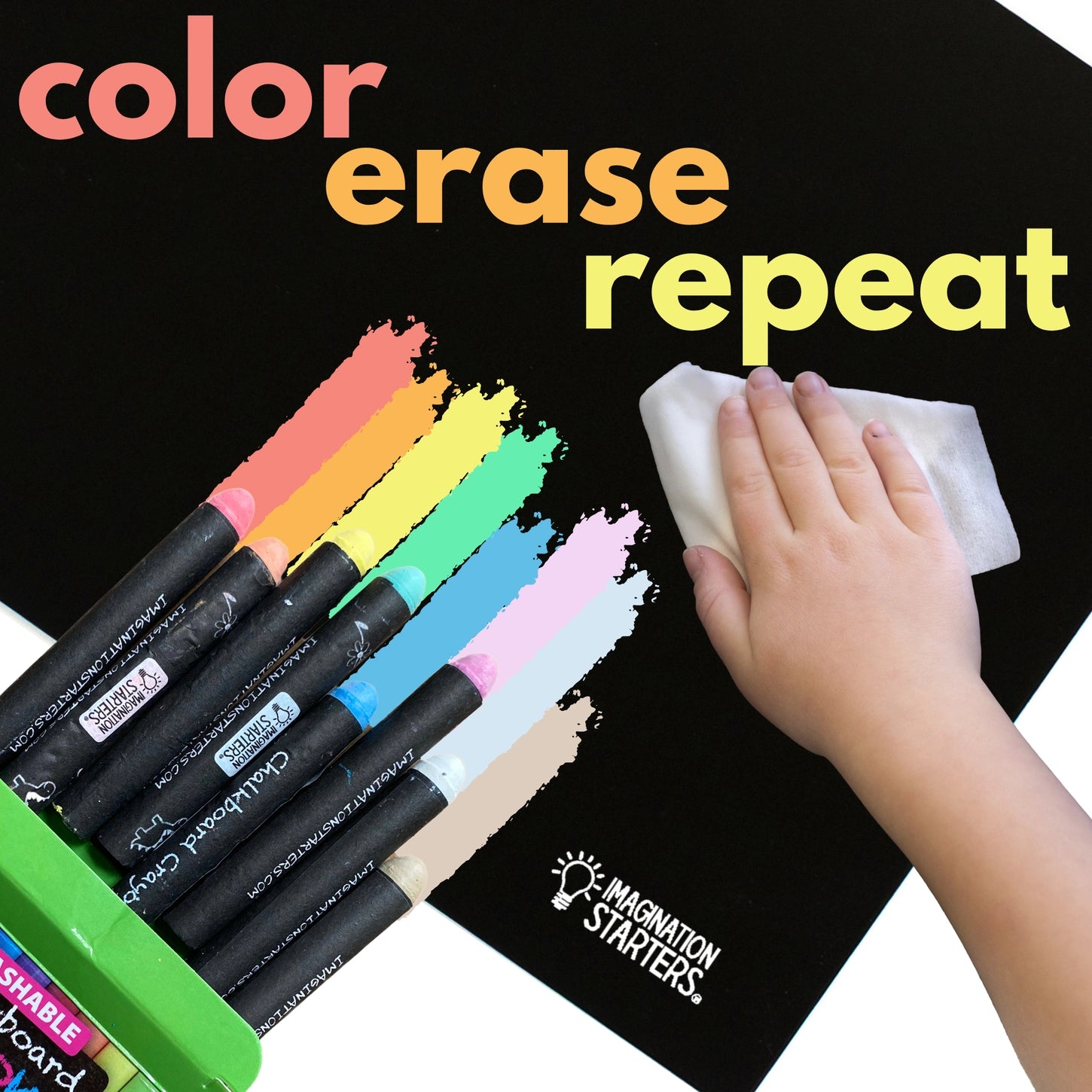 Chalkboard Christmas Coloring Kit