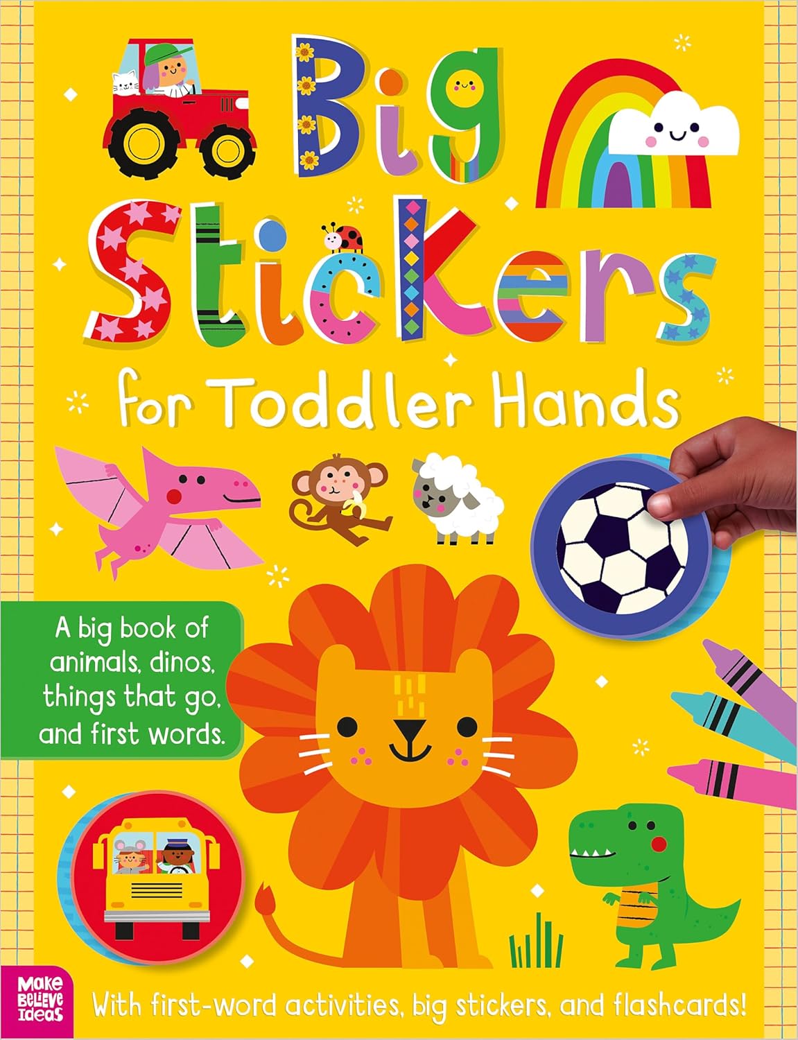 BIG STICKERS FOR TODDLER HANDS - PB