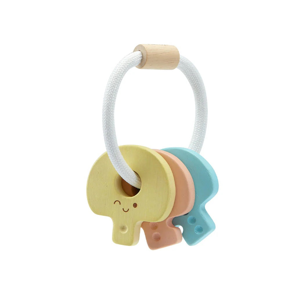 BABY KEY RATTLE - PASTEL