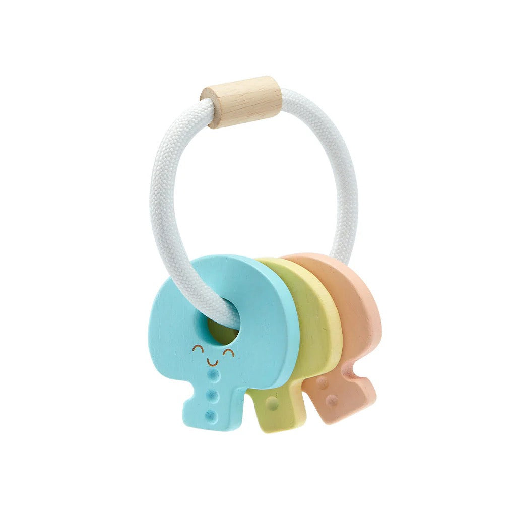 BABY KEY RATTLE - PASTEL