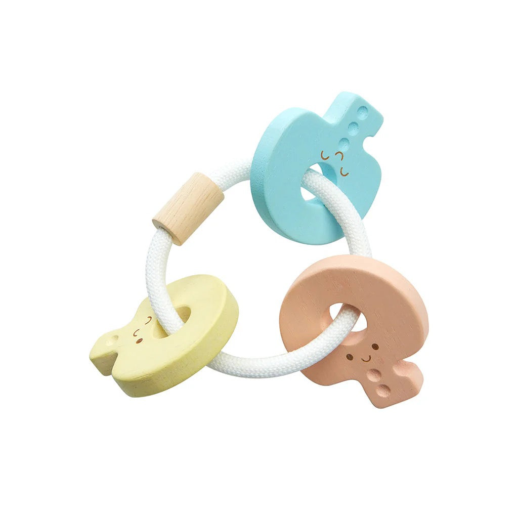BABY KEY RATTLE - PASTEL