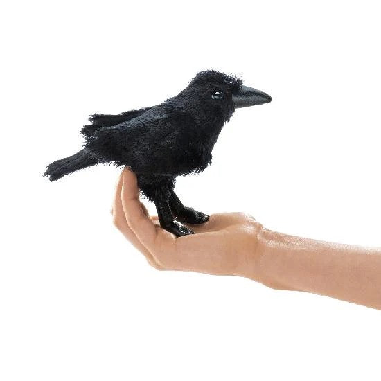 Mini Raven Finger Puppet