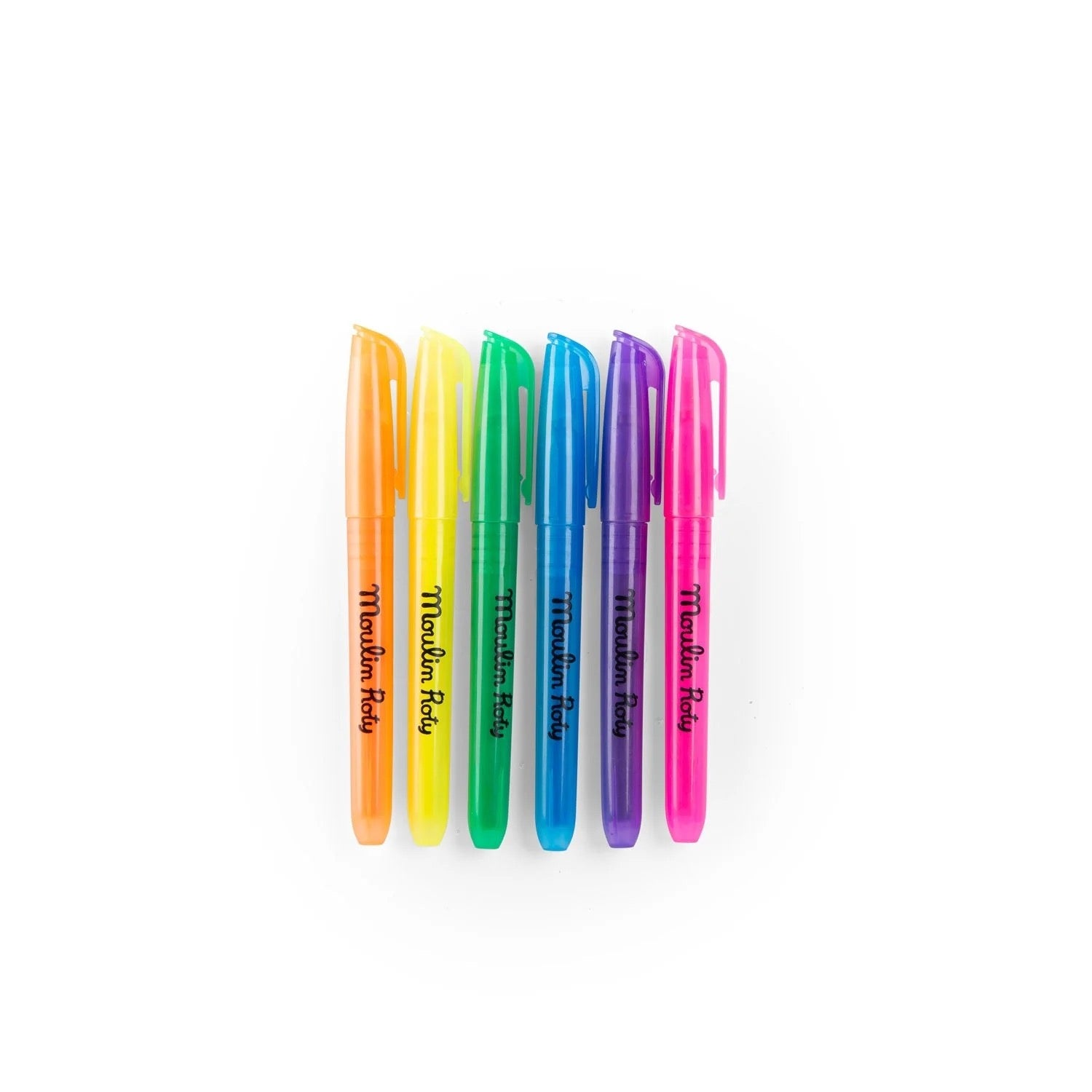 Les Loufoques - 6 Neon Felt Pens