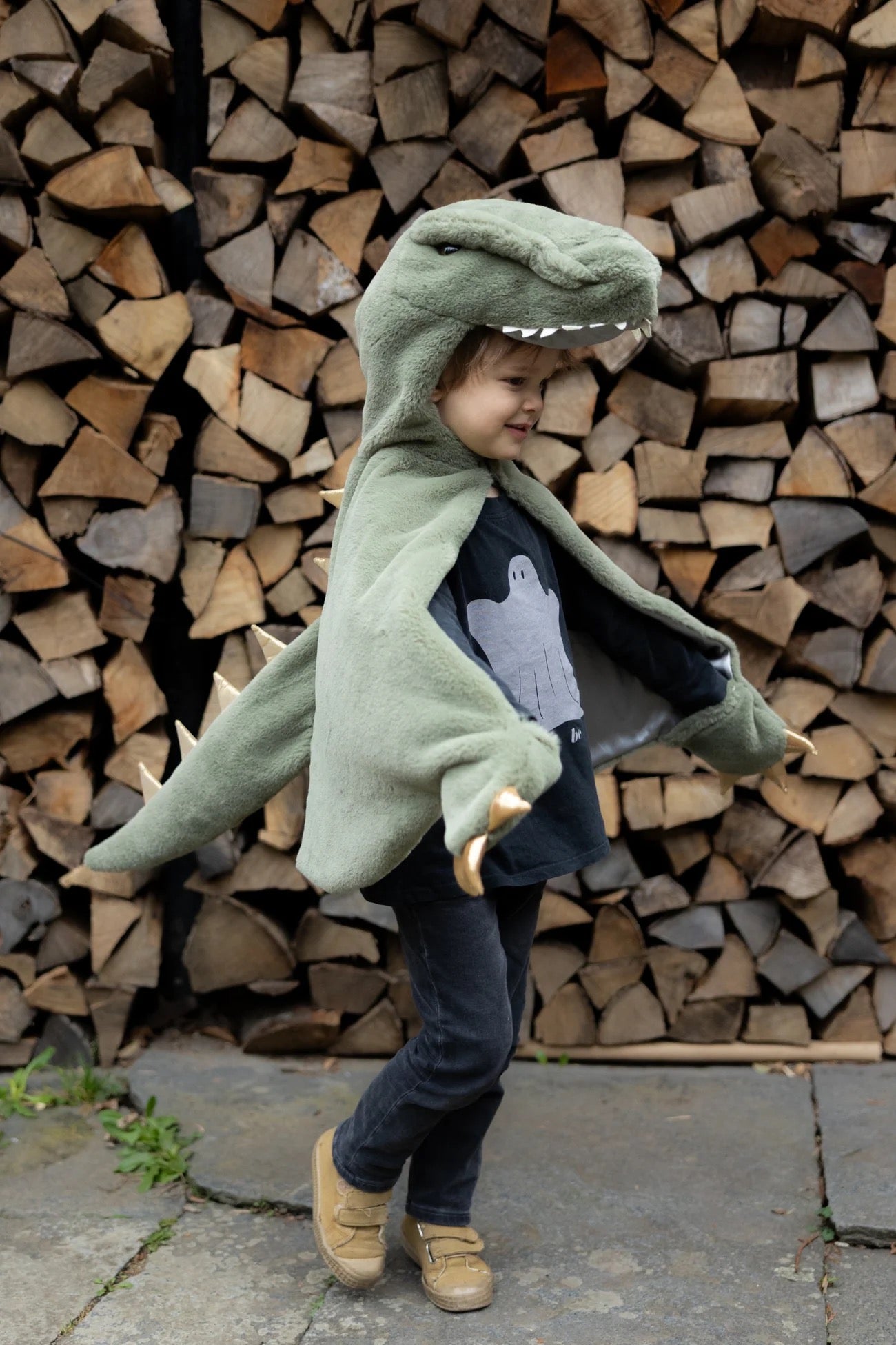 T-Rex Cuddle Cape - Green