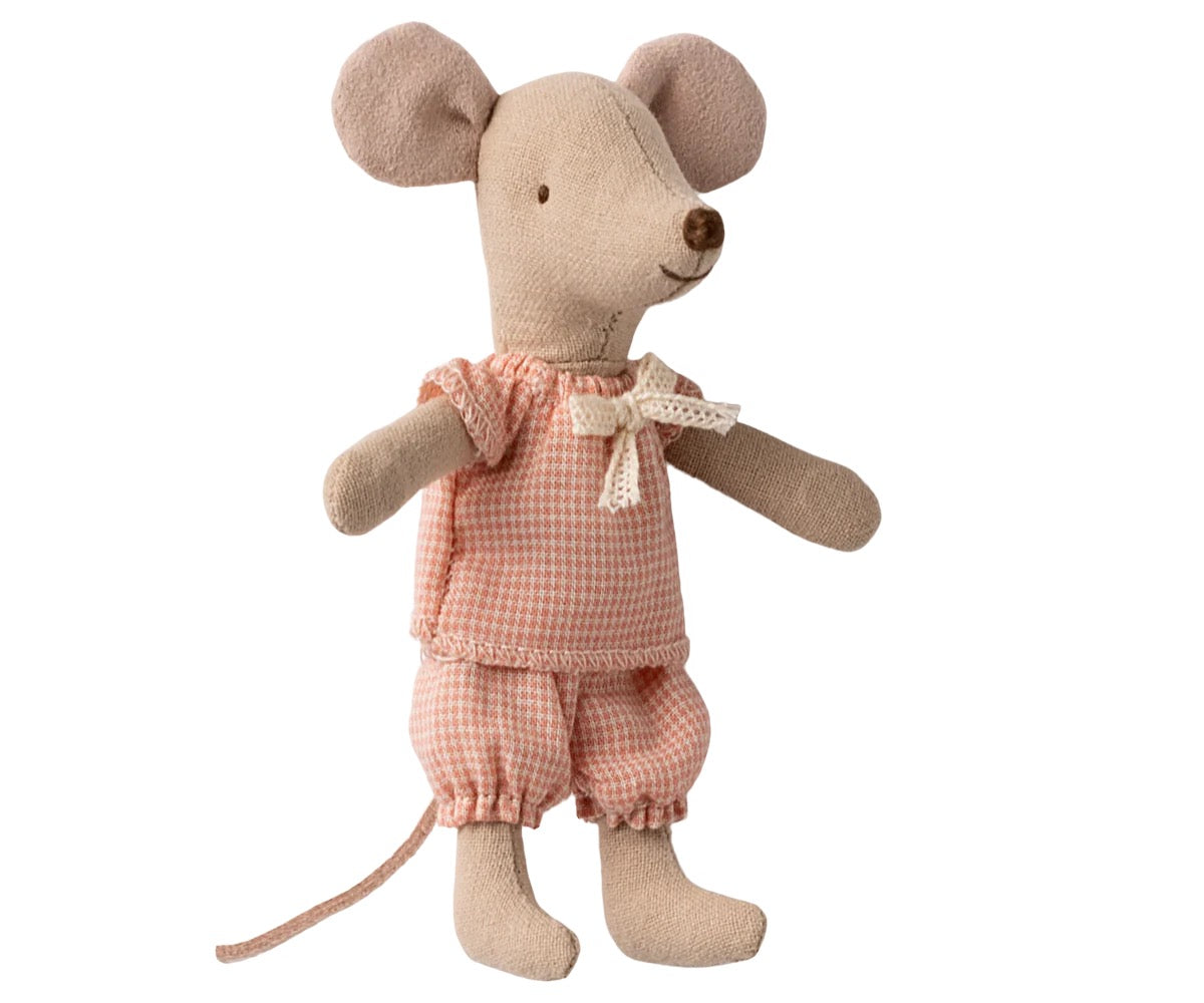 Little sister mouse in matchbox