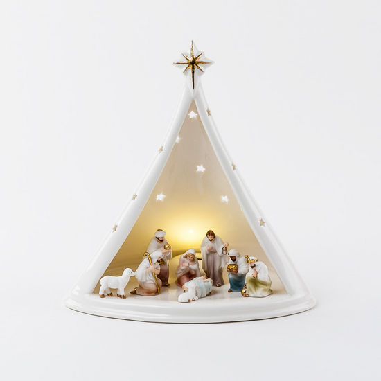 Big Top Nativity w/LED Lights