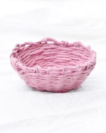 Felt Weave Basket - Light Pink Colour (Basket Only)