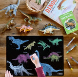Chalkboard Dinosaur Placemat 12x17