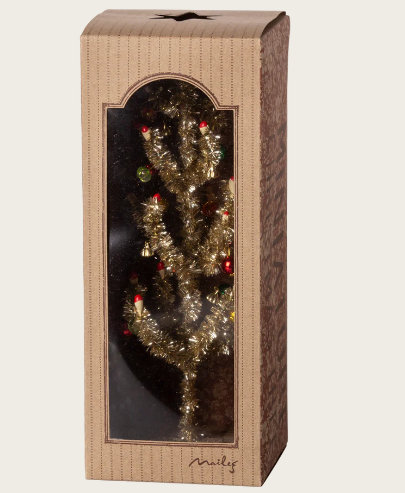 Christmas tree, Gold - Red and green decoration