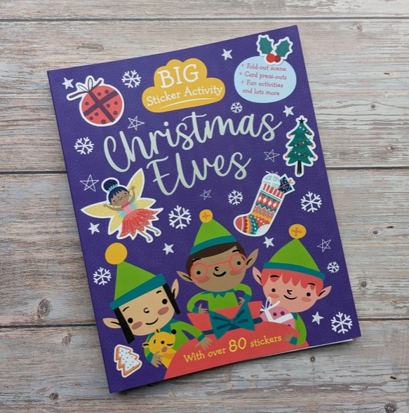 Big Sticker Book Christmas - Elves