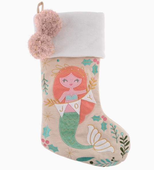 Embroidered Stockings-Mermaid