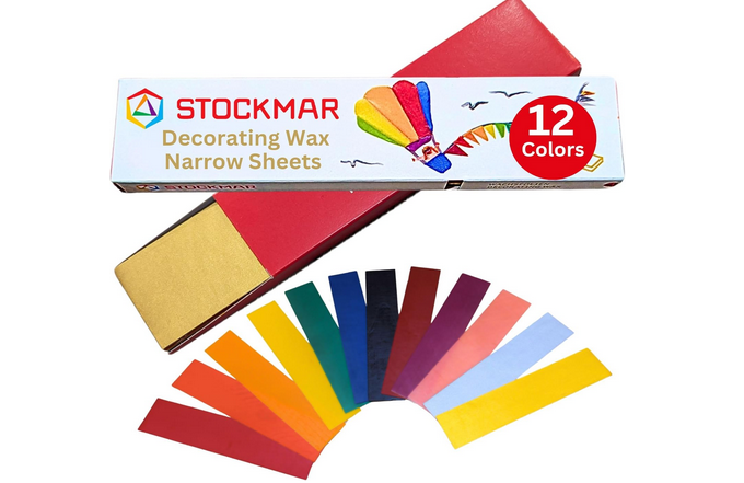 Stockmar Decorating Wax Narrow Box - 12 Assorted