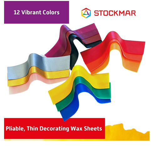 Stockmar Decorating Wax Narrow Box - 12 Assorted