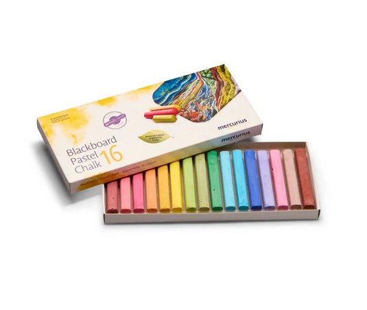 Blackboard Pastel Chalk 16 Col. Assorted
