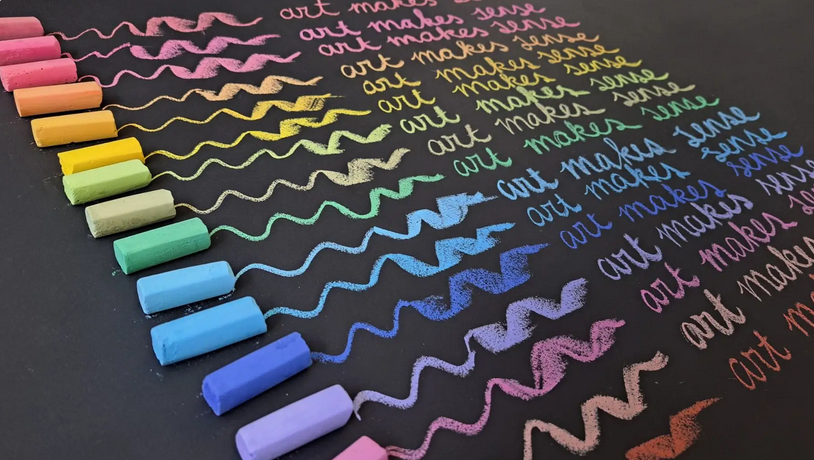 Blackboard Pastel Chalk 16 Col. Assorted