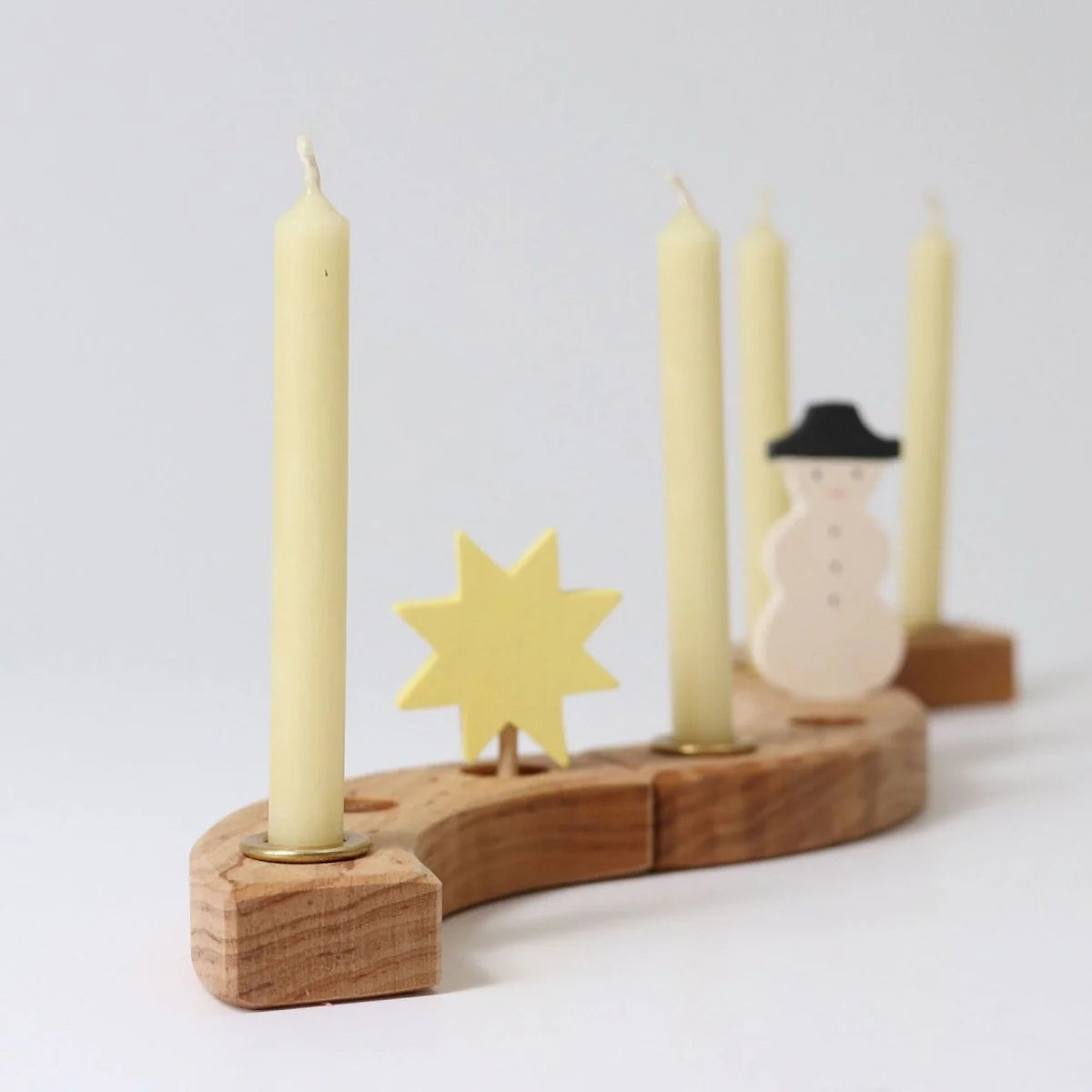 Candles 10% Beeswax, Cream