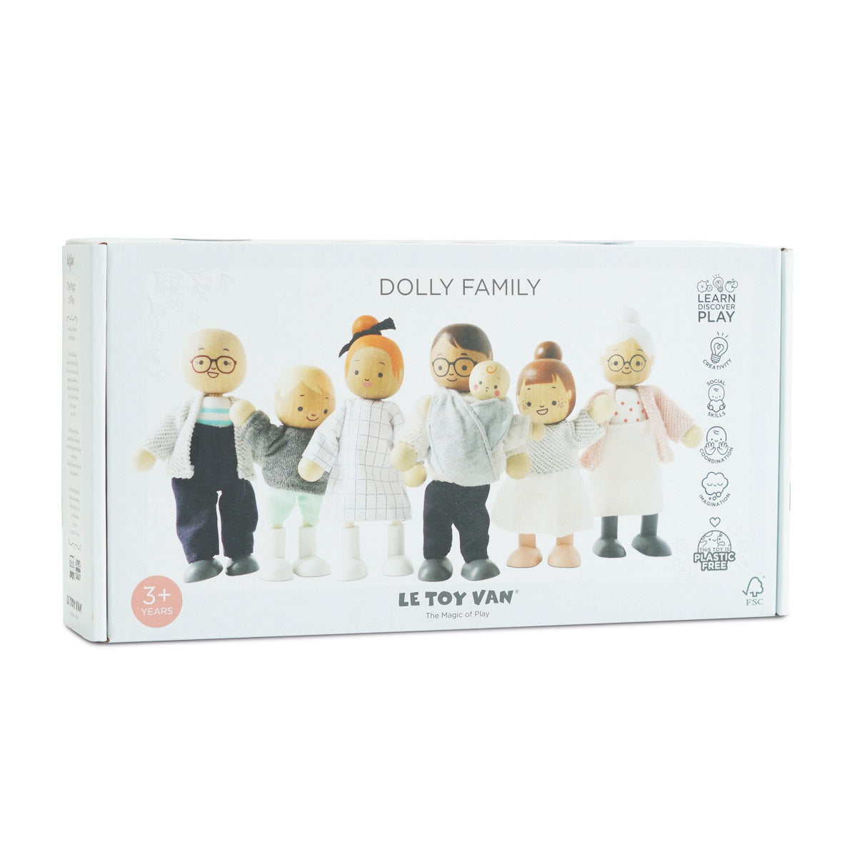 Wooden Doll Family