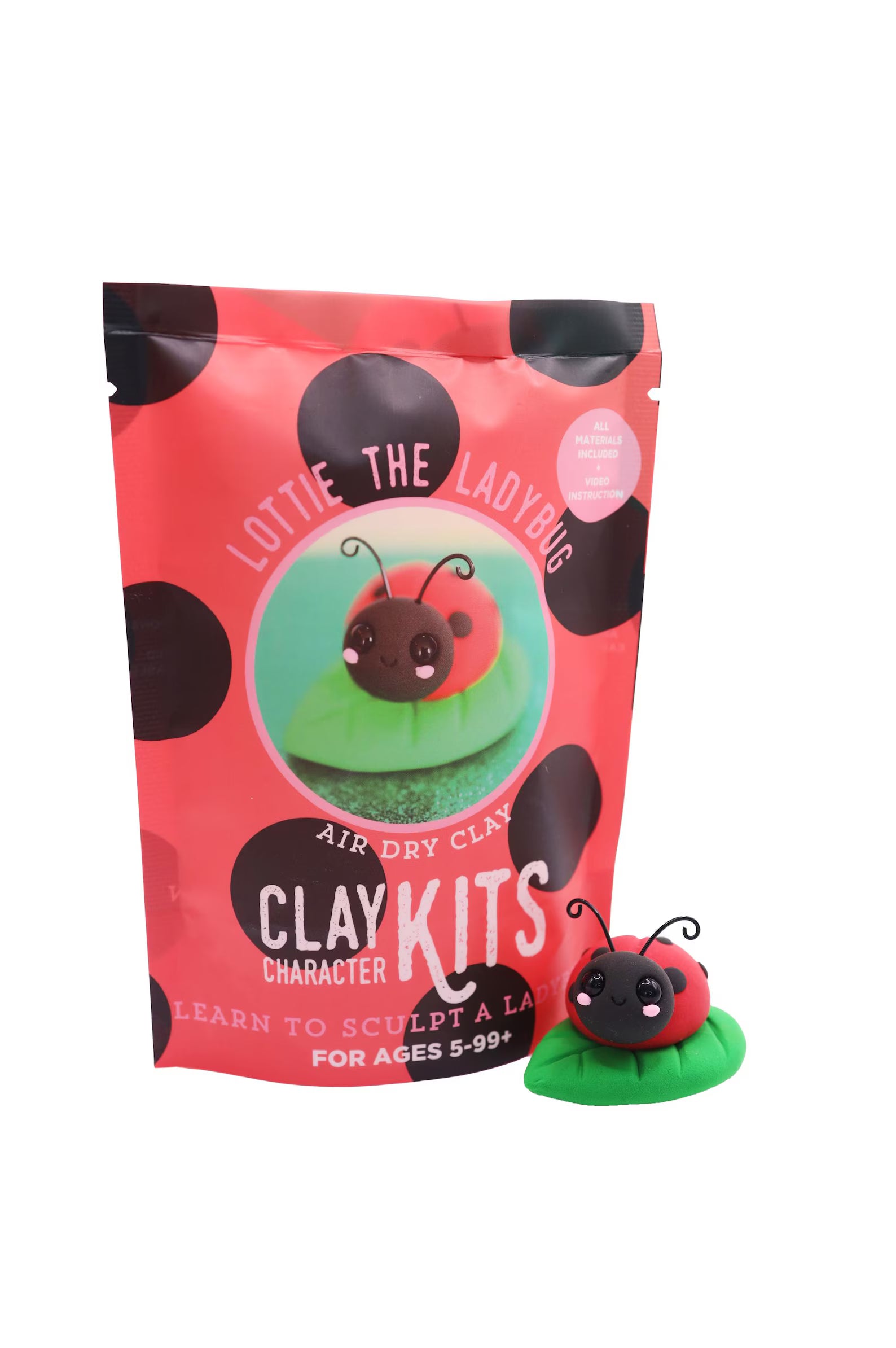 Lottie the Ladybug Air Dry Clay Kit