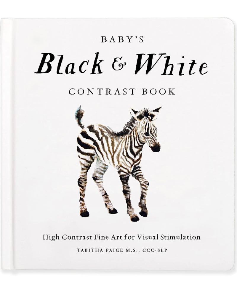 Baby's Black and White Contrast Book High-Contrast Art for Visual Stimulation at Tummy Time