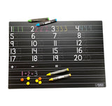 NUMBERS 12” X 17” CHALKBOARD PLACEMAT