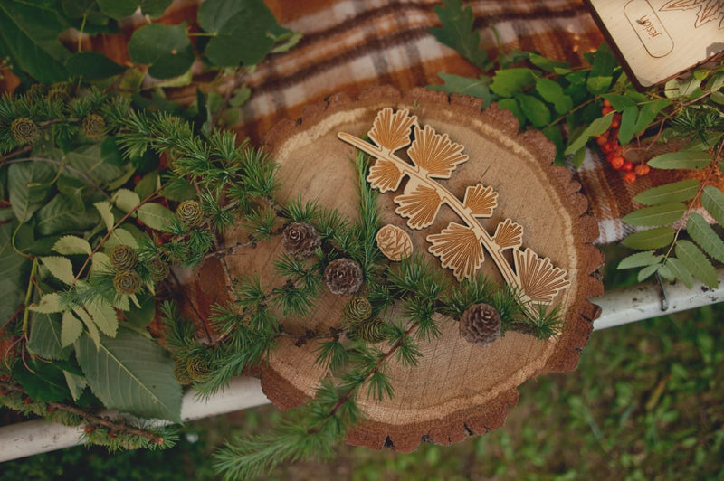 Leaf Wooden Puzzle 2 - (21 elements)