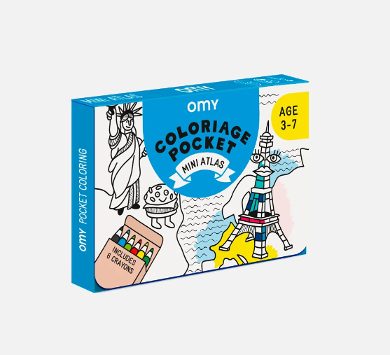Pocket coloring of the World Atlas