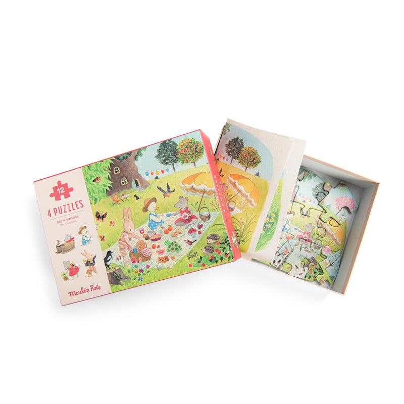Grande Famille - Seasons Mini Puzzles 4x12pcs