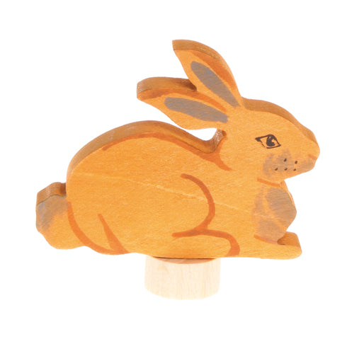 Deco Handcoloured Sitting Rabbit Decorative Figures