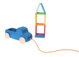 Pull Along Truck, blue
