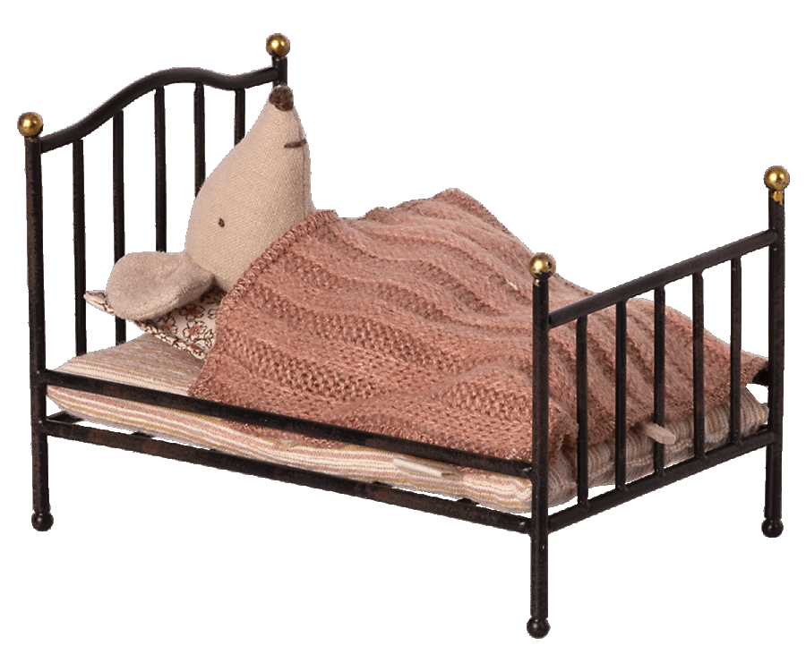 Vintage bed, Mouse - Anthracite