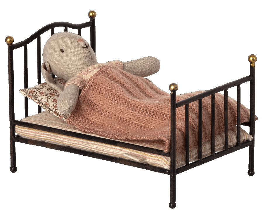 Vintage bed, Mouse - Anthracite