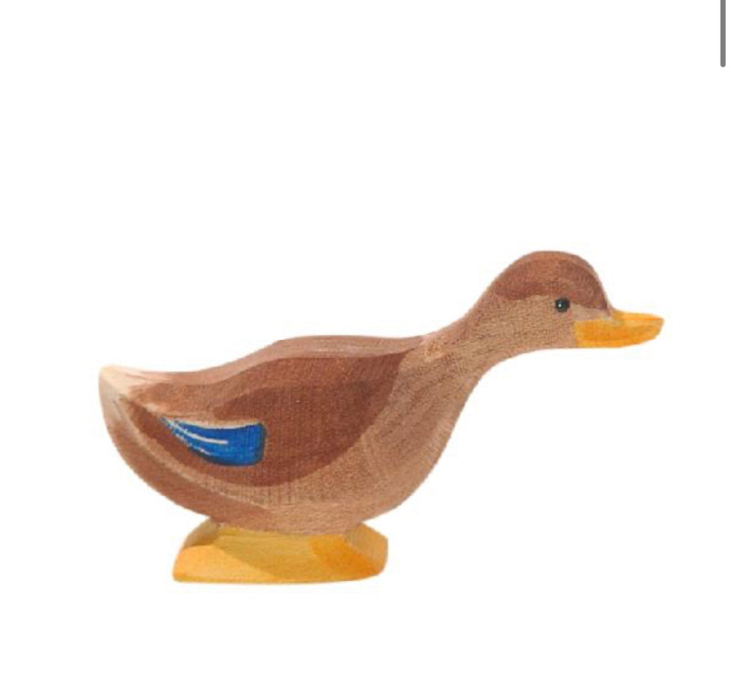 Wooden Duck with long neck
