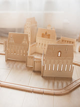 Wooden Malbork Castle Build & Play Set